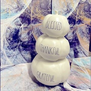 Brand new Rae Dunn 3 tier pumpkin.